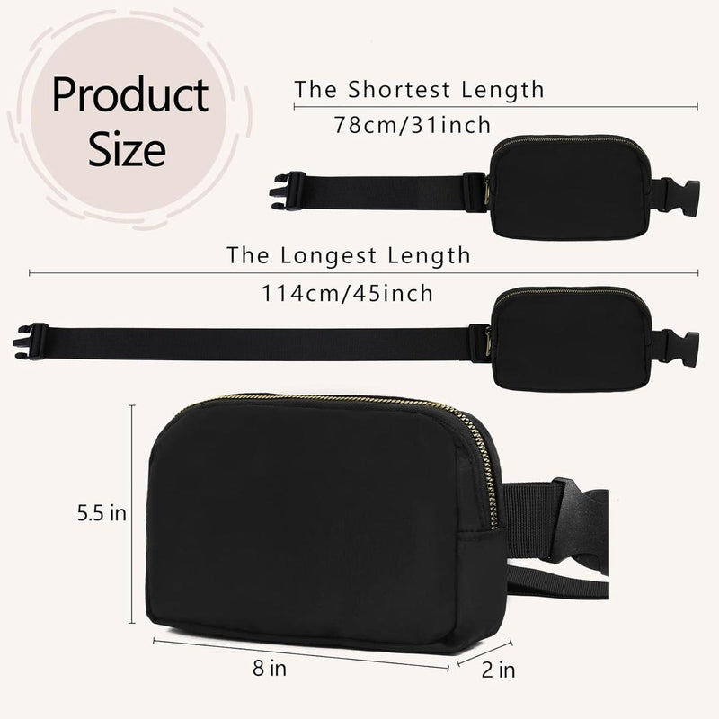 Unisex Waterproof Multi-Pocket Waist Bag With Adjustable Strap (1+1 Free Offer)
