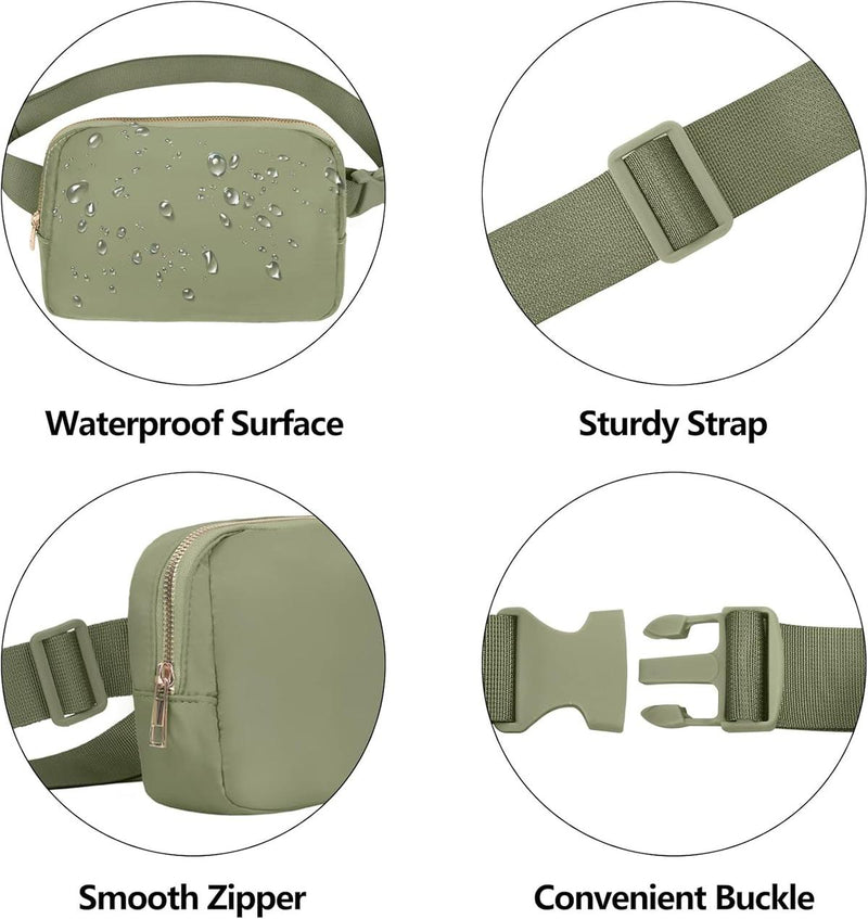 Unisex Waterproof Multi-Pocket Waist Bag With Adjustable Strap (1+1 Free Offer)