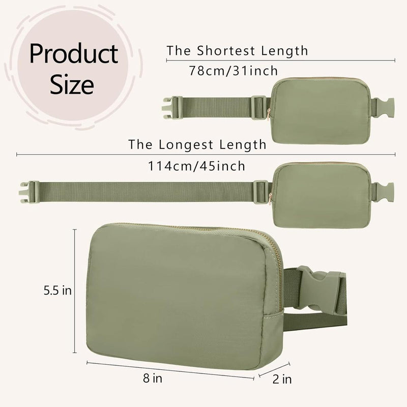 Unisex Waterproof Multi-Pocket Waist Bag With Adjustable Strap (1+1 Free Offer)