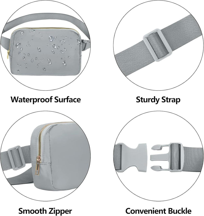 Unisex Waterproof Multi-Pocket Waist Bag With Adjustable Strap (1+1 Free Offer)