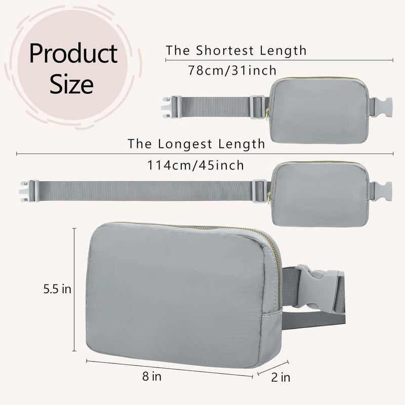 Unisex Waterproof Multi-Pocket Waist Bag With Adjustable Strap (1+1 Free Offer)
