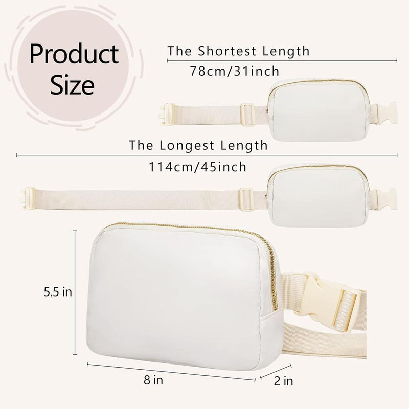 Unisex Waterproof Multi-Pocket Waist Bag With Adjustable Strap (1+1 Free Offer)
