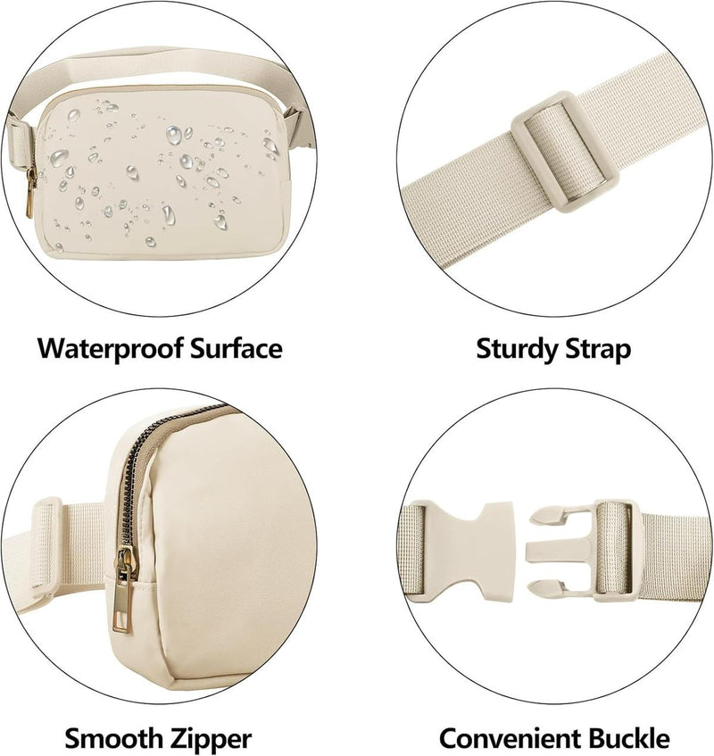 Unisex Waterproof Multi-Pocket Waist Bag With Adjustable Strap (1+1 Free Offer)