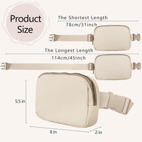 Unisex Waterproof Multi-Pocket Waist Bag With Adjustable Strap (1+1 Free Offer)