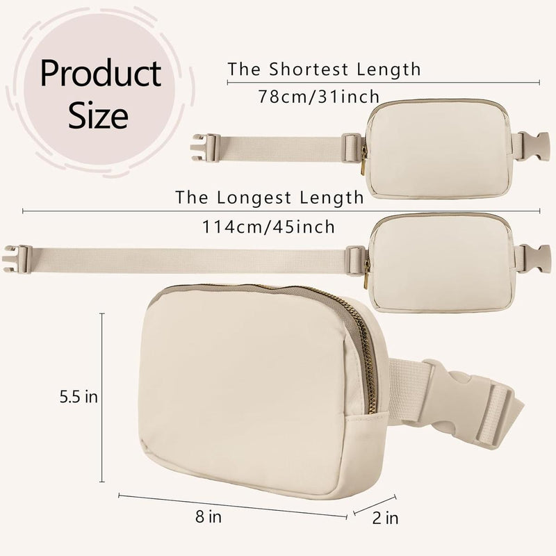 Unisex Waterproof Multi-Pocket Waist Bag With Adjustable Strap (1+1 Free Offer)