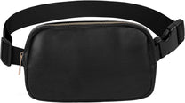 Waterproof Nylon Hip Bag With Adjustable Strap And Multiple Compartments