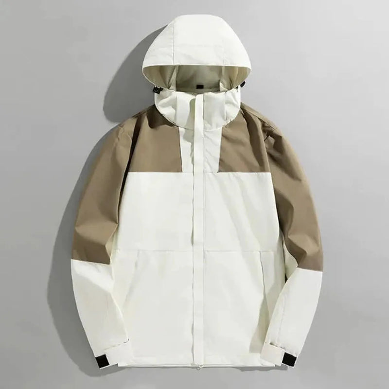 Waterproof Outdoor Jacket With Detachable Hood