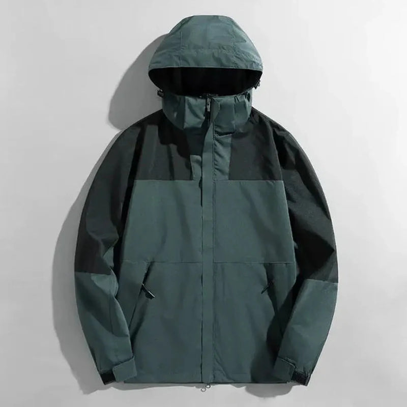 Waterproof Outdoor Jacket With Detachable Hood