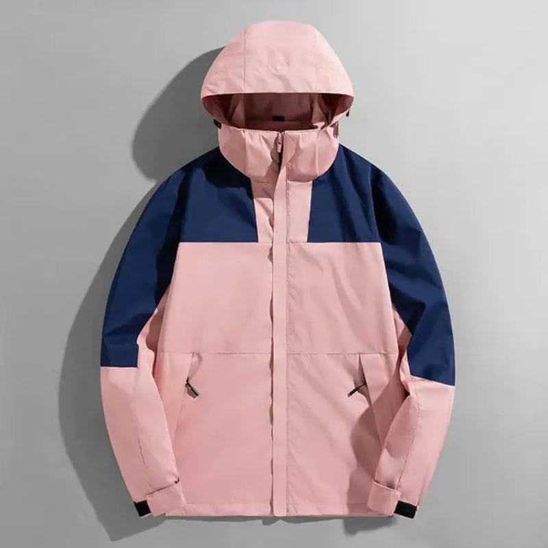 Waterproof Outdoor Jacket With Detachable Hood