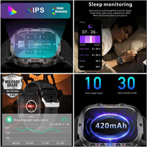 Waterproof Outdoor Smartwatch With Health Monitoring