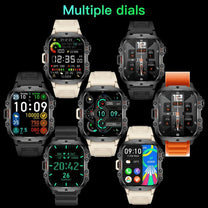 Waterproof Outdoor Smartwatch With Health Monitoring