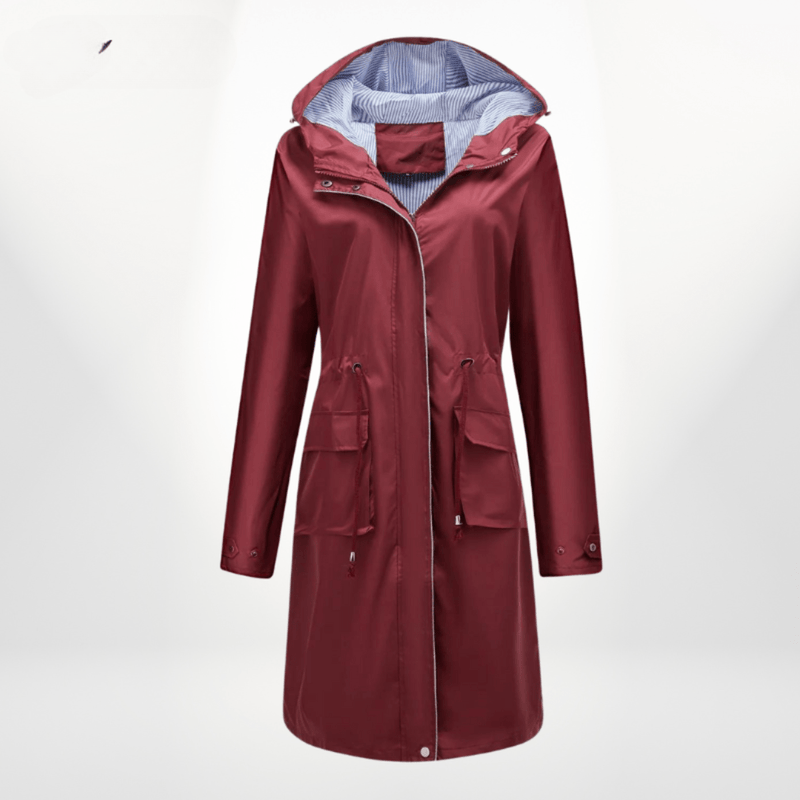 Waterproof Over-Knee Rain Trench Coat