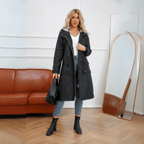 Waterproof Over-Knee Rain Trench Coat