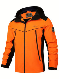 Waterproof Slim Fit Outdoor Jacket With Hood