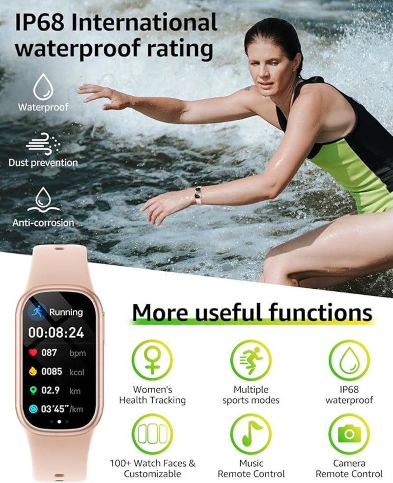 Waterproof Smartwatch With Sports Modes