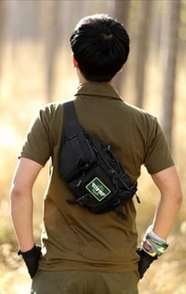 Waterproof Tactical Hip Pack With Molle System And Multiple Pockets