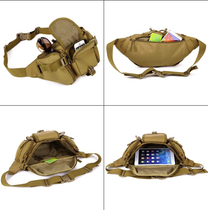 Waterproof Tactical Hip Pack With Molle System And Multiple Pockets