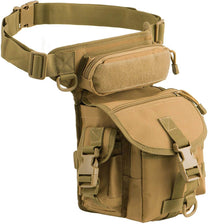 Waterproof Tactical Thigh Bag With MOLLE System And Adjustable Straps