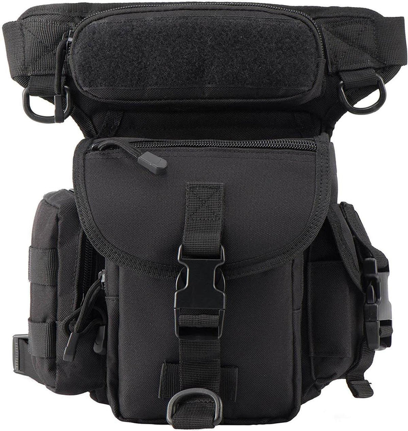 Waterproof Tactical Thigh Bag With MOLLE System And Adjustable Straps