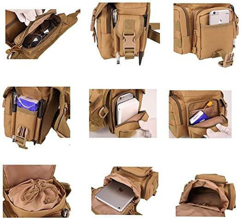 Waterproof Tactical Thigh Bag With MOLLE System And Adjustable Straps