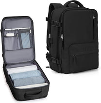 Waterproof Travel Backpack With Shoe Compartment And USB Charging Port For 14&quot; Laptop