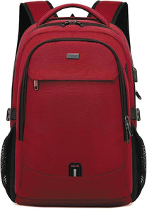 Waterproof Travel Laptop Backpack With USB Port And Organised Storage