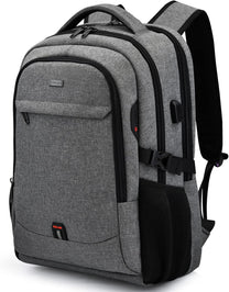 Waterproof Travel Laptop Backpack With USB Port And Organised Storage