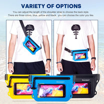 Waterproof Waist Bag With Phone Holder - Dual Compartment &amp; Adjustable Strap (1+1 Free)
