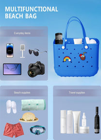 Waterproof Washable EVA Tote Bag – Large Beach, Gym, and Shopping Bag