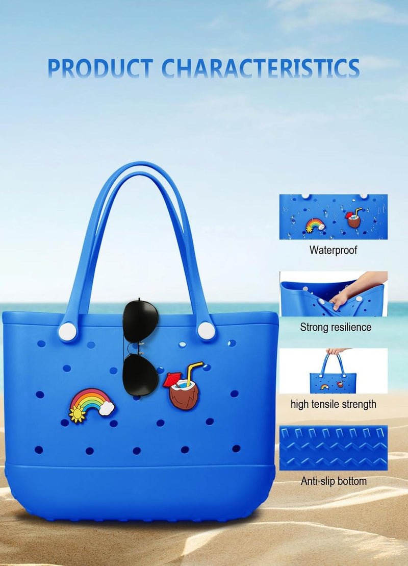 Waterproof Washable EVA Tote Bag – Large Beach, Gym, and Shopping Bag