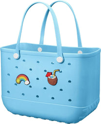 Waterproof Washable EVA Tote Bag – Large Beach, Gym, and Shopping Bag