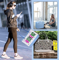 Waterproof Washable EVA Tote Bag – Large Beach, Gym, and Shopping Bag