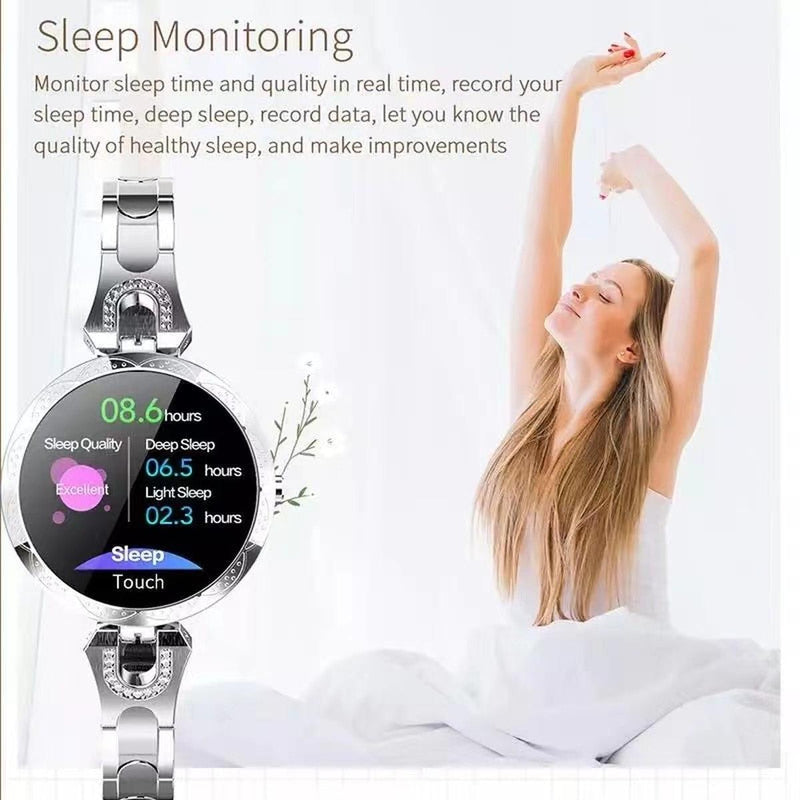 Waterproof Women&#39;s Smartwatch With Health And Fitness Tracking
