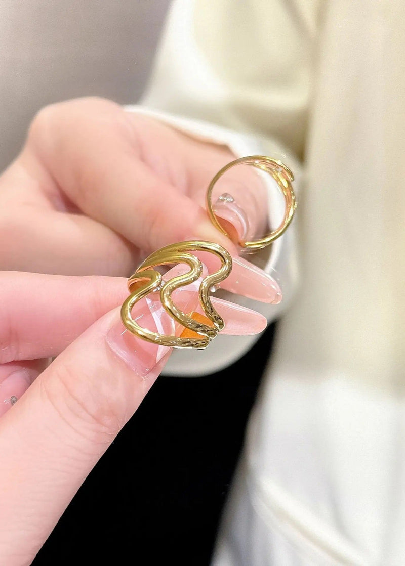 Wavy Adjustbable Ring