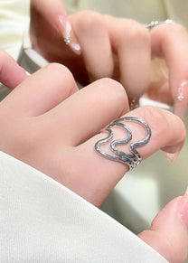 Wavy Adjustbable Ring