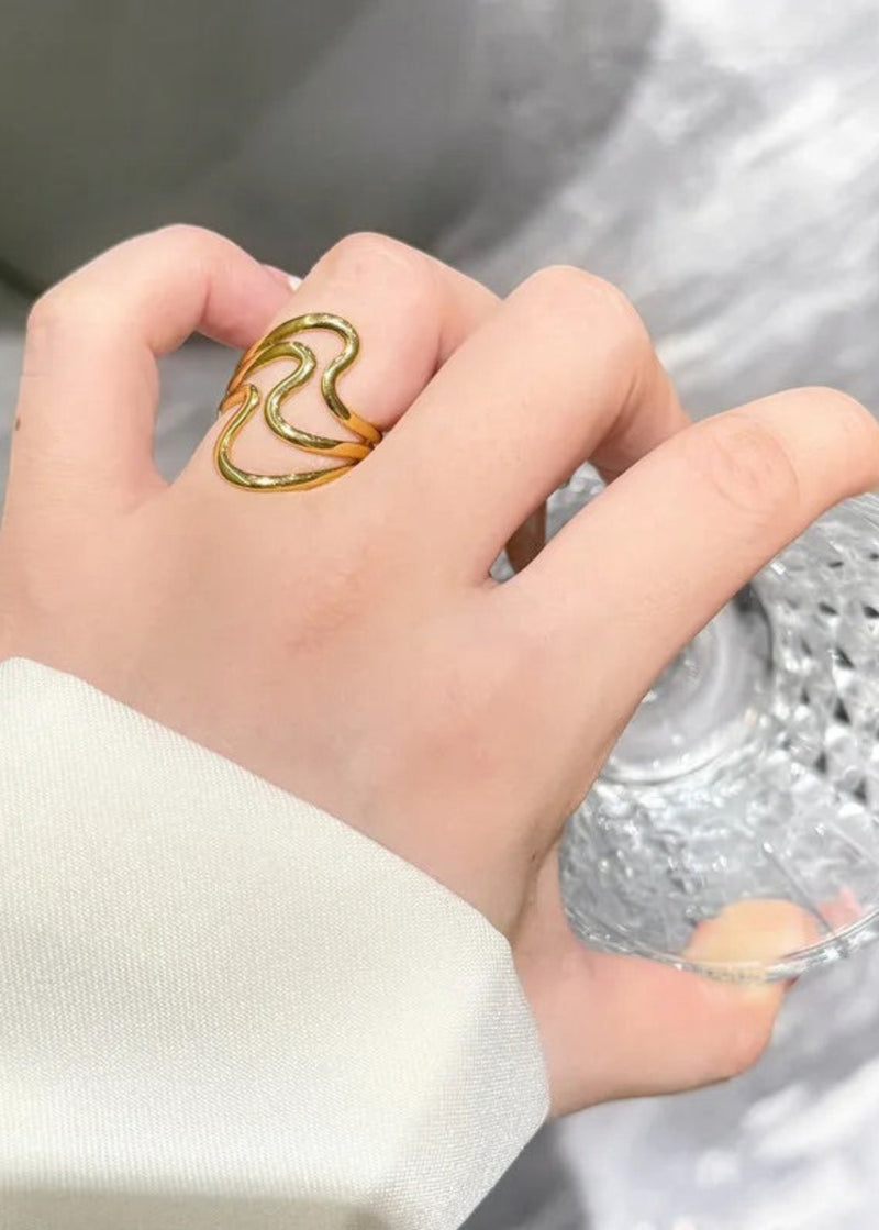 Wavy Adjustbable Ring