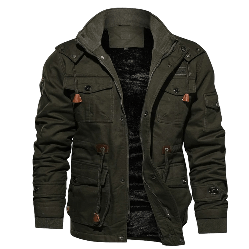 Weather-Resistant Structured Utility Jacket