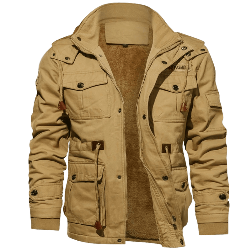 Weather-Resistant Structured Utility Jacket