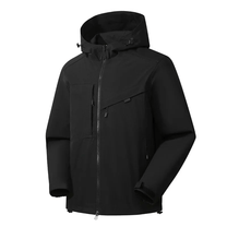 Weatherproof Hooded Jacket With Relaxed Fit