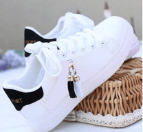 White Classic Sneakers For Women