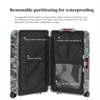 Wide Grip Polycarbonate Hard Shell Suitcase With Aluminium Frame And 360° Spinner Wheels