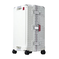 Wide Grip Polycarbonate Hard Shell Suitcase With Aluminium Frame And 360° Spinner Wheels