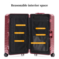 Wide Grip Polycarbonate Suitcase With 360° Spinner Wheels