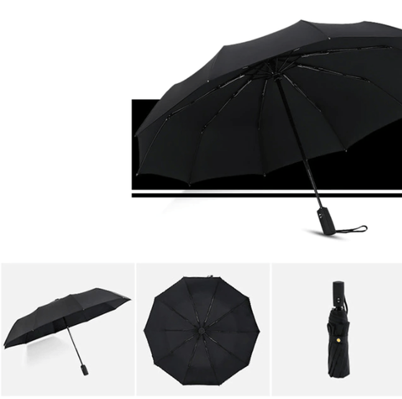 Wind-Resistant Storm Umbrella With Automatic Opening