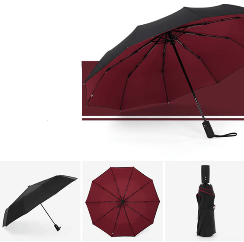 Wind-Resistant Storm Umbrella With Automatic Opening