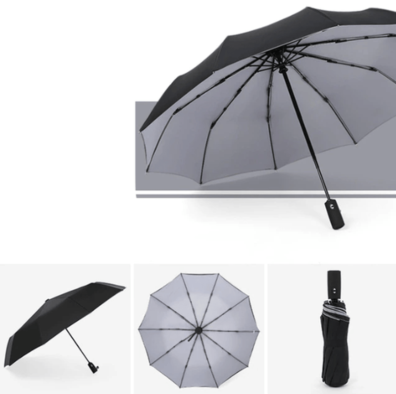 Wind-Resistant Storm Umbrella With Automatic Opening