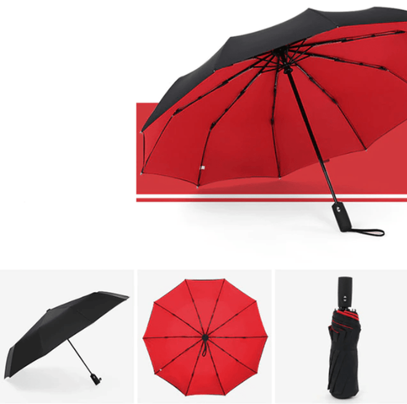Wind-Resistant Storm Umbrella With Automatic Opening