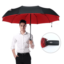 Wind-Resistant Storm Umbrella With Automatic Opening