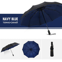 Wind-Resistant Storm Umbrella With Automatic Opening
