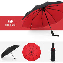Wind-Resistant Storm Umbrella With Automatic Opening